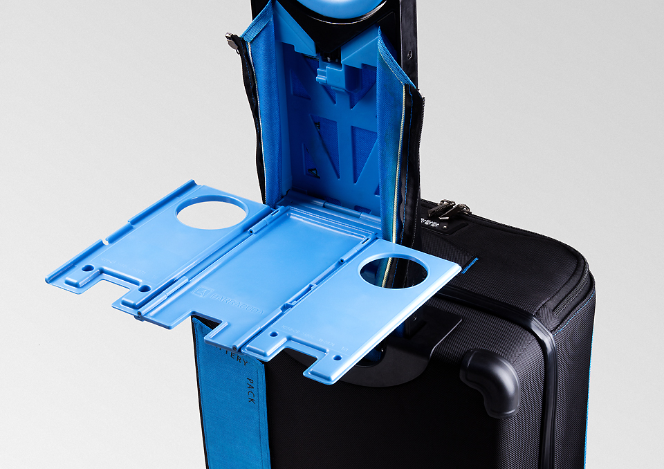 baracudda carryon with laptop tray