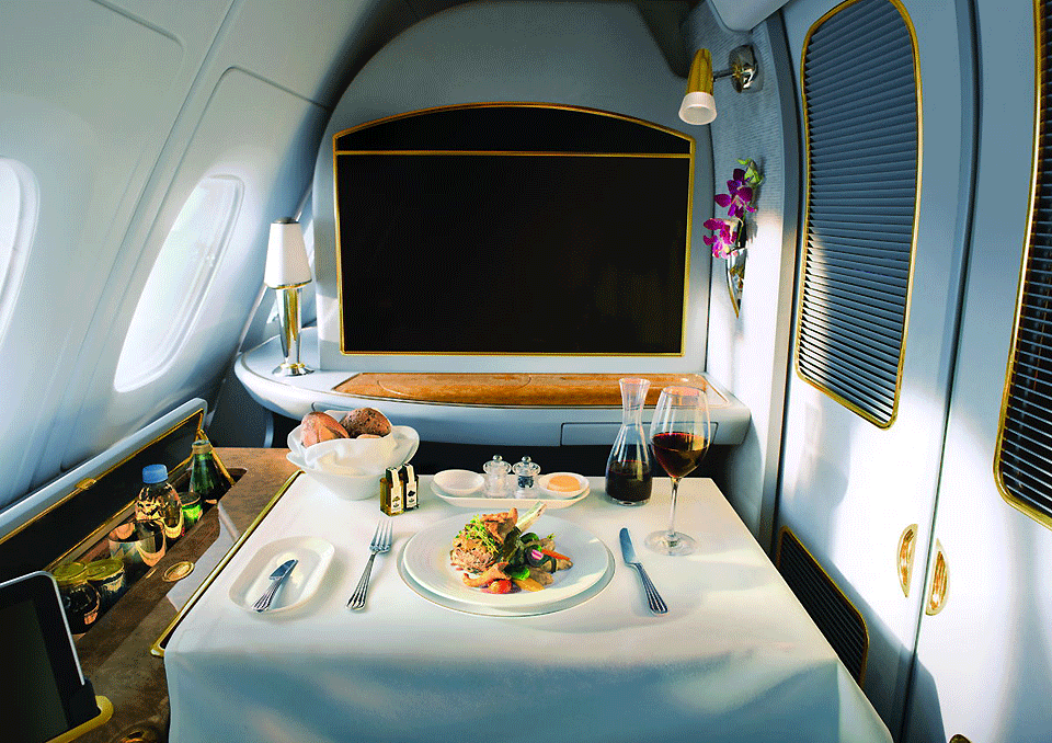 First Class on Emirates