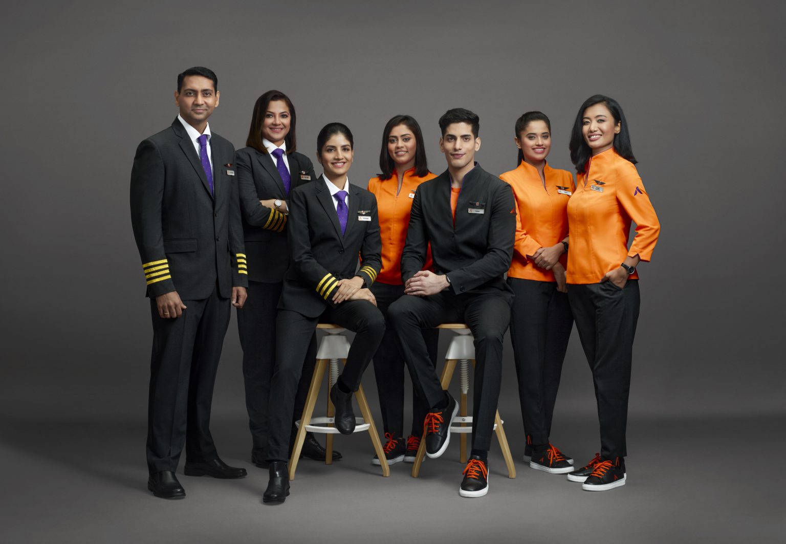 india-s-newest-airline-akasa-air-unveils-crew-uniforms-nz-business