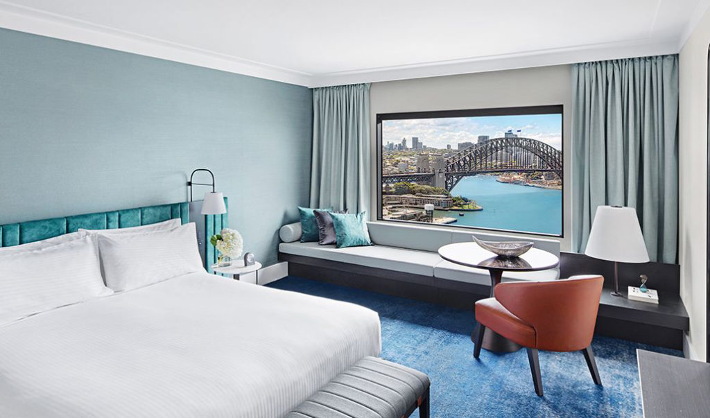 Harbour bridge view room at the InterContinental, Sydney