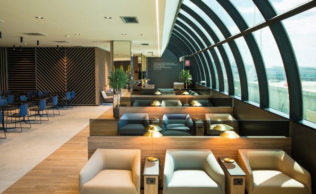 The new Star Alliance lounge in Rome FCO Airport