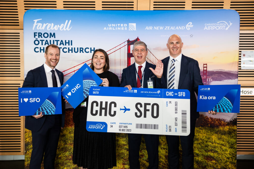 United Airlines now flying direct to San Francisco from Christchurch