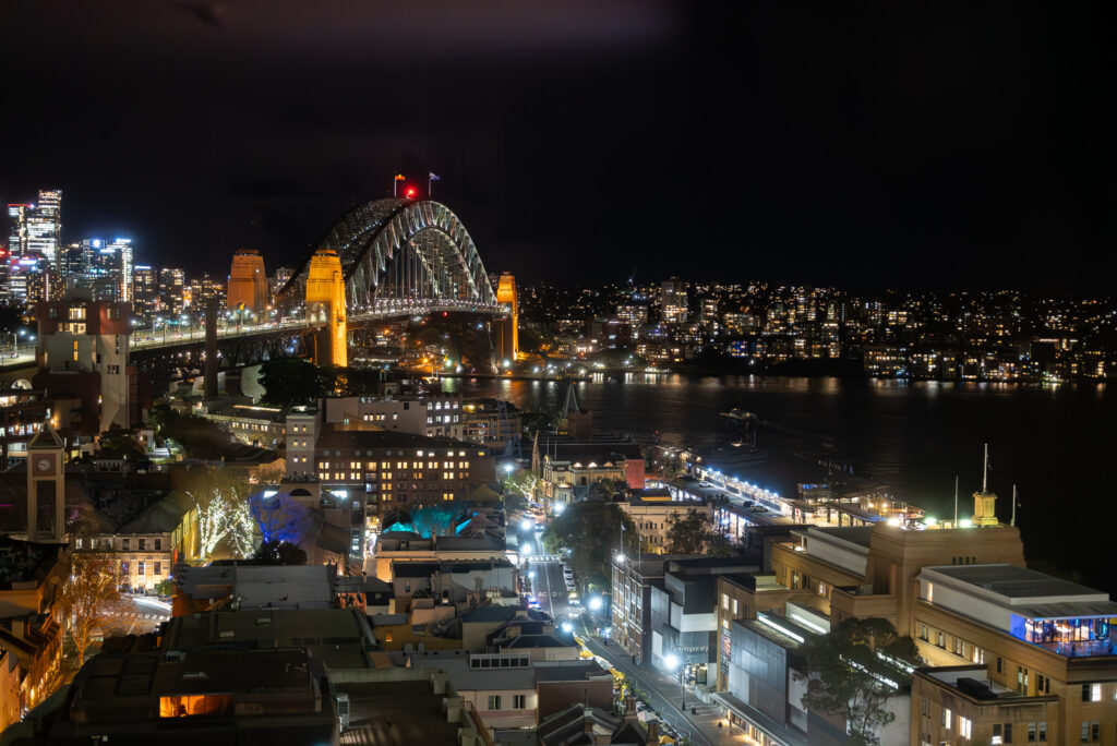 A view of Sydney Harbour from the suite. Photo: Harmeet Sehgal