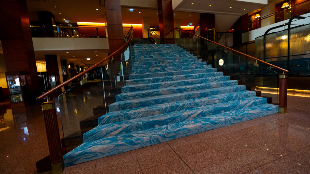 The Grand Staircase at Four Seasons Sydney. Photo: Harmeet Sehgal