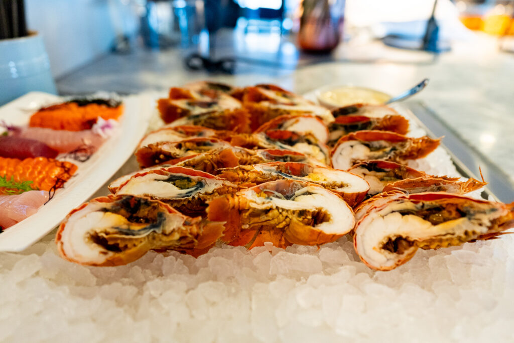 Evening canapes at Lounge 32. Photo: Harmeet Sehgal