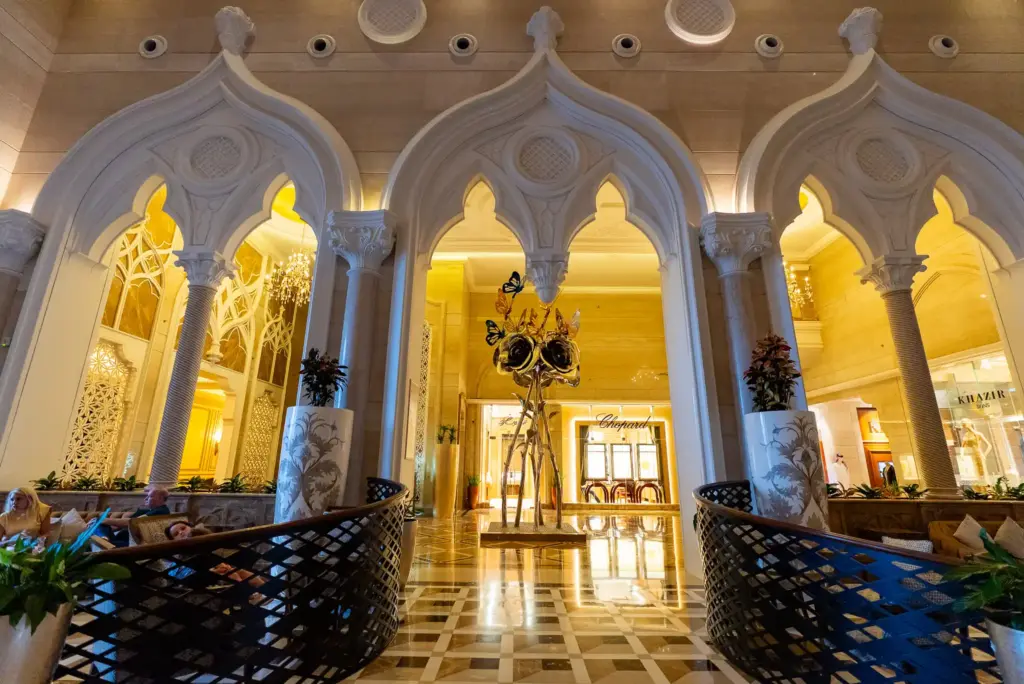 The Grand Lobby at Marsa Malaz Kempinski
