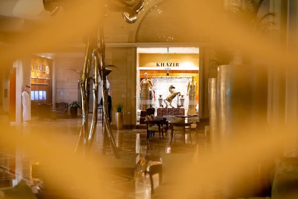 Shopping arcade at the Marsa Malaz Kempinski