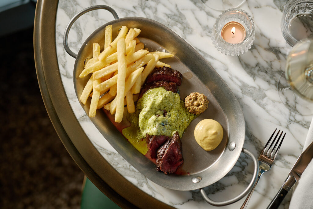 Stake and Frites at Coupette Restaurant